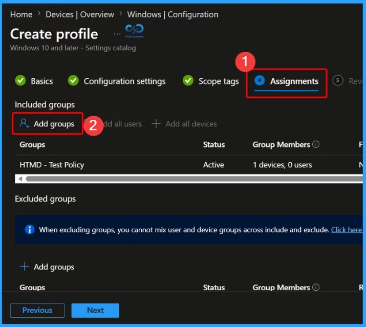 Allow or Block Apps from Sharing User Activity to Activity Feed using Intune - Fig.8