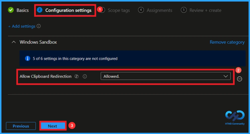 Protect Sensitive Data by Disabling Copy and Paste Between Host and Windows Sandbox using Intune 6 Protect Sensitive Data by Disabling Copy and Paste Between Host and Windows Sandbox using Intune - Fig.5