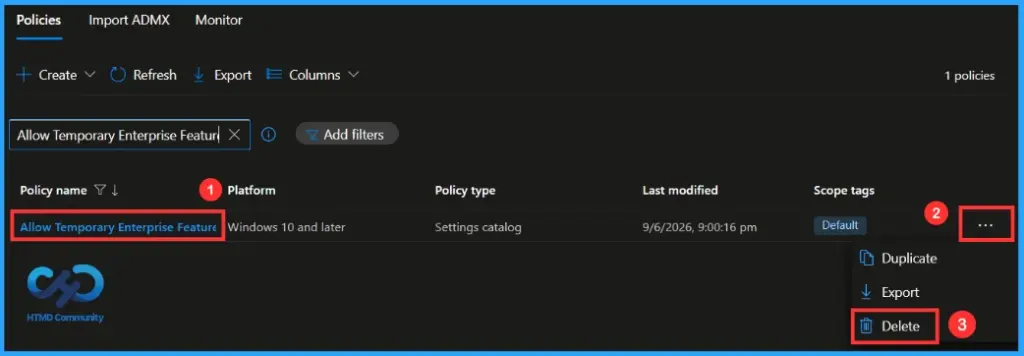 How to Enable Upcoming Windows Features Early using Intune 14 How to Enable Upcoming Windows Features Early using Intune - Fig.13