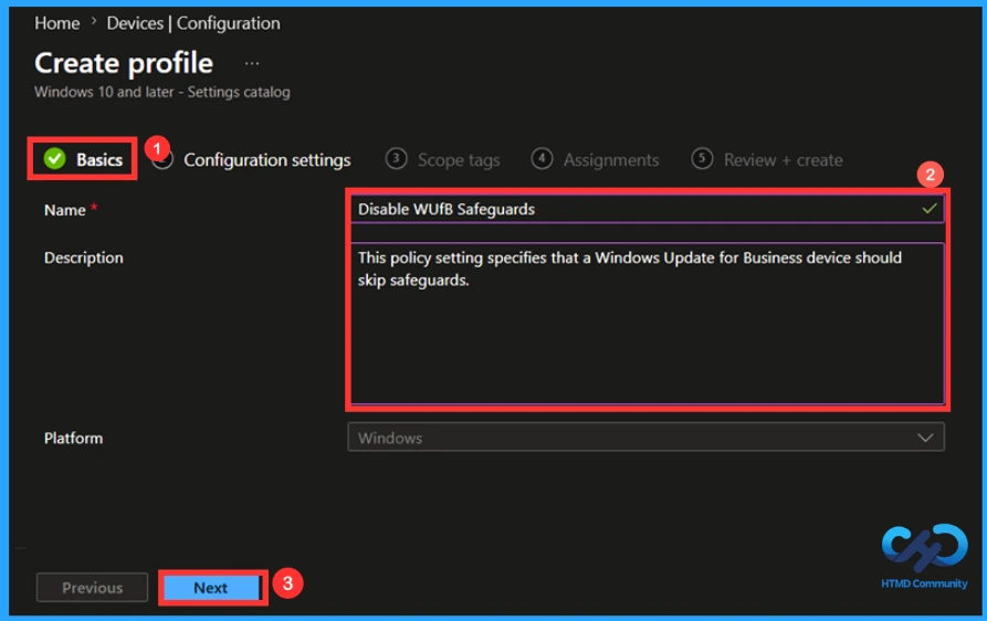 Bypass Microsoft's Safeguard Protection for Feature Updates using Intune- Fig.3