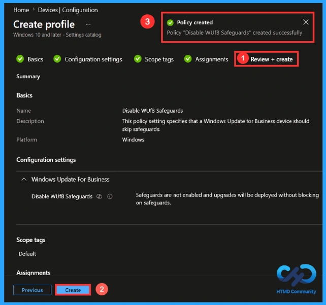 Bypass Microsoft's Safeguard Protection for Feature Updates using Intune - Fig.9