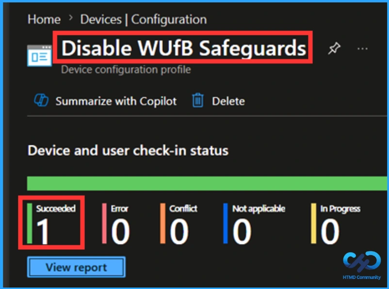 Bypass Microsoft's Safeguard Protection for Feature Updates using Intune - Fig.10