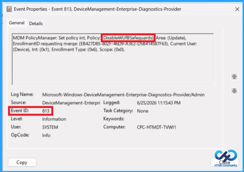 Bypass Microsoft's Safeguard Protection for Feature Updates using Intune - Fig.11