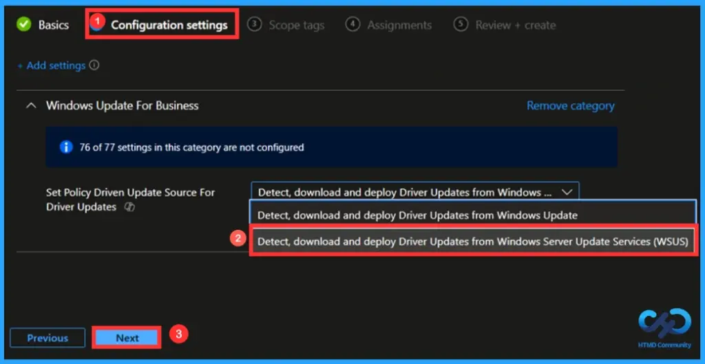 Deploy Driver Updates from WSUS Instead of Windows Update using Intune to Test Approve and Schedule Deployments 6 Deploy Driver Updates from WSUS Instead of Windows Update using Intune to Test Approve and Schedule Deployments - Fig.5