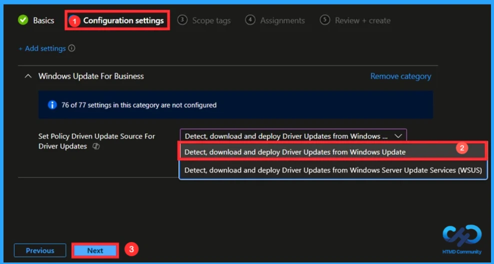 Deploy Driver Updates from WSUS Instead of Windows Update using Intune to Test Approve and Schedule Deployments 7 Deploy Driver Updates from WSUS Instead of Windows Update using Intune to Test Approve and Schedule Deployments - Fig.6