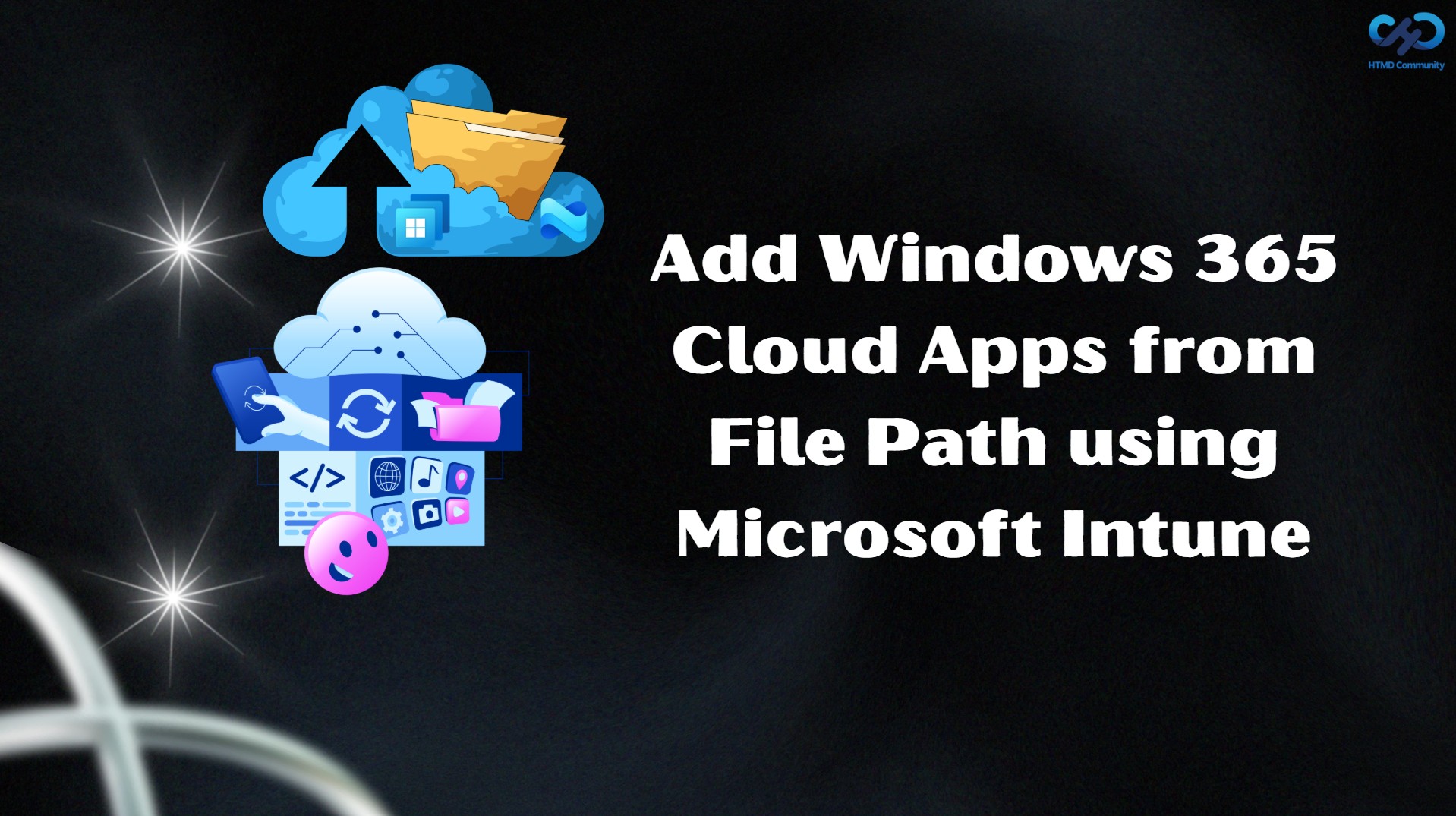 Add Windows 365 Cloud Apps from File Path using Microsoft Intune. Fig. 1