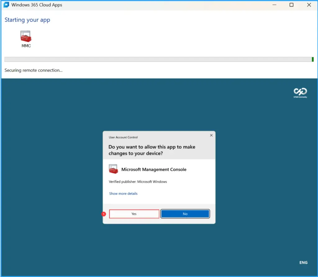 Add Windows 365 Cloud Apps from File Path using Microsoft Intune. Fig. 8