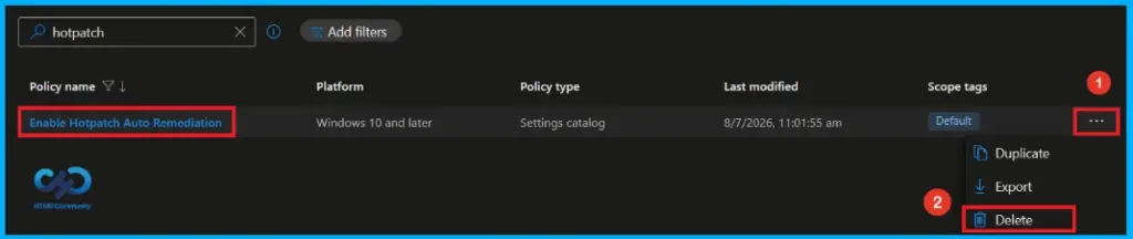 Configure Automatic Remediation for Windows Hotpatch Devices using Intune 15 Configure Automatic Remediation for Windows Hotpatch Devices using Intune - Fig.14