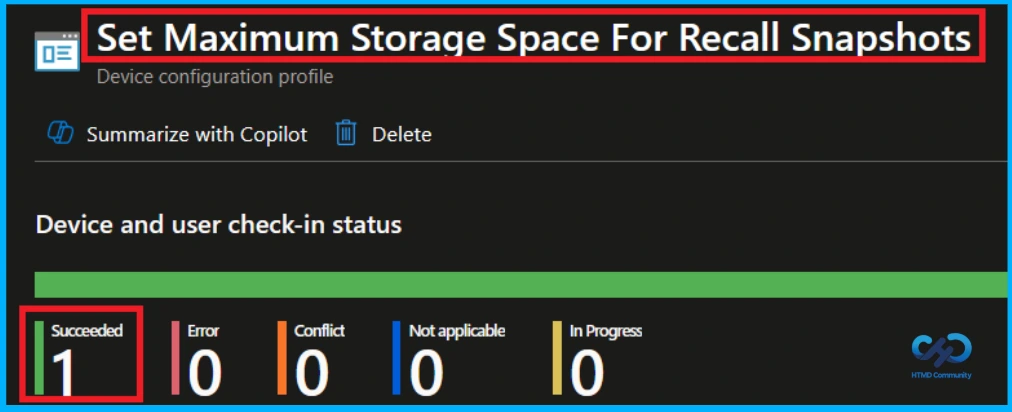 Configure Recall Snapshot Storage to Optimize Device Performance using Intune - Fig.10