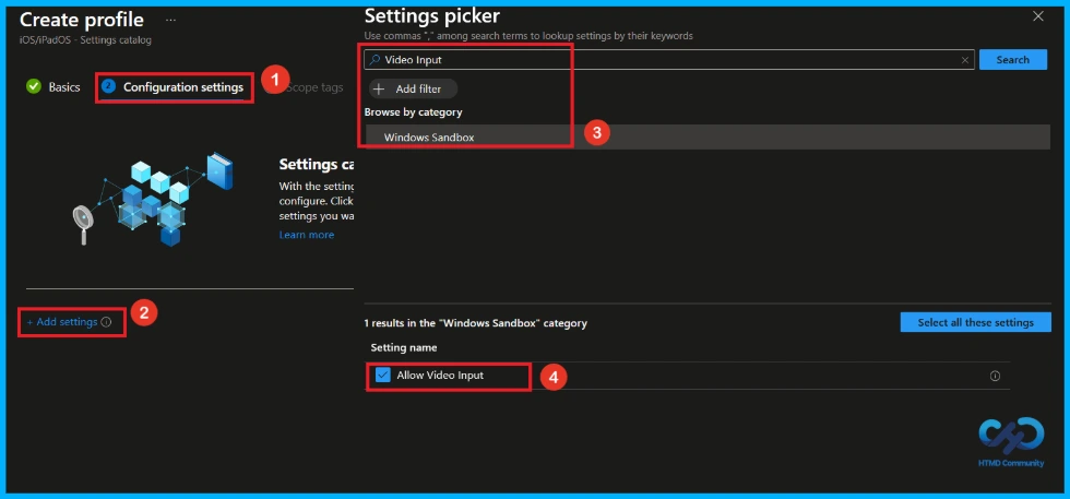 Configure Windows Sandbox Video Input to Balance Security and Functionality using Intune 5 Configure Windows Sandbox Video Input to Balance Security and Functionality using Intune - Fig.4