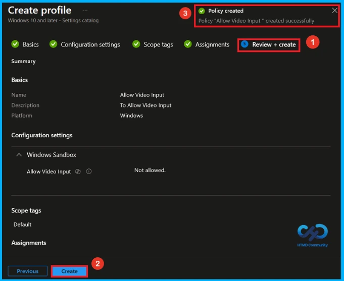 Configure Windows Sandbox Video Input to Balance Security and Functionality using Intune 10 Configure Windows Sandbox Video Input to Balance Security and Functionality using Intune - Fig.9