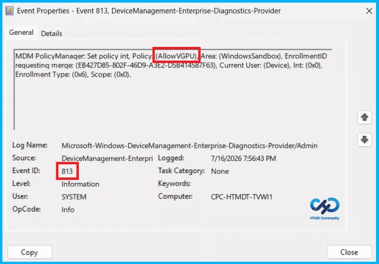 Configure Windows Sandbox vGPU Policy using Intune for Better Graphics Performance or Reduced Attack Surface - Fig.11