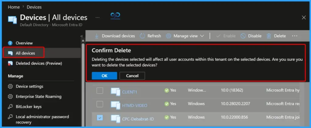 Restore Deleted Microsoft Entra Devices Without Losing BitLocker or LAPS Data using Device Soft Delete 2 Restore Deleted Microsoft Entra Devices Without Losing BitLocker or LAPS Data using Device Soft Delete - Fig.1