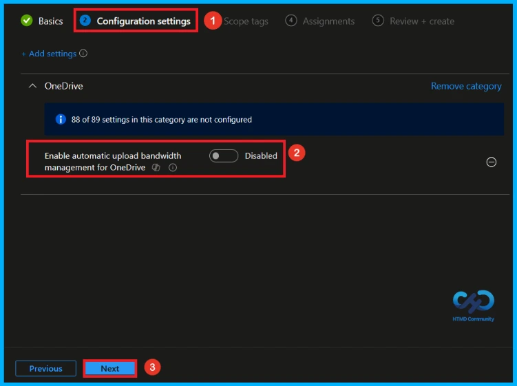 Manage OneDrive Upload Speed with Windows LEDBAT in Microsoft Intune 6 Configure Recall Snapshot Storage to Optimize Device Performance using Intune - Fig.5