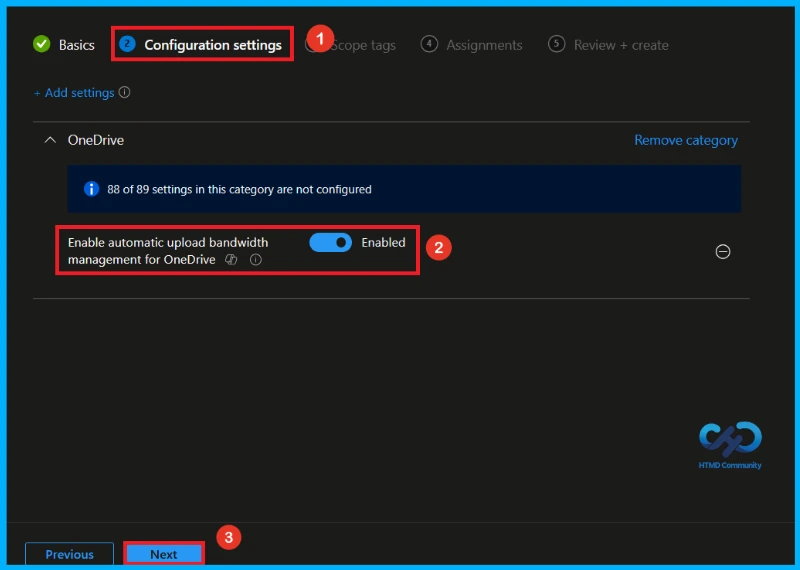 Manage OneDrive Upload Speed with Windows LEDBAT in Microsoft Intune 7 Configure Recall Snapshot Storage to Optimize Device Performance using Intune - Fig.6