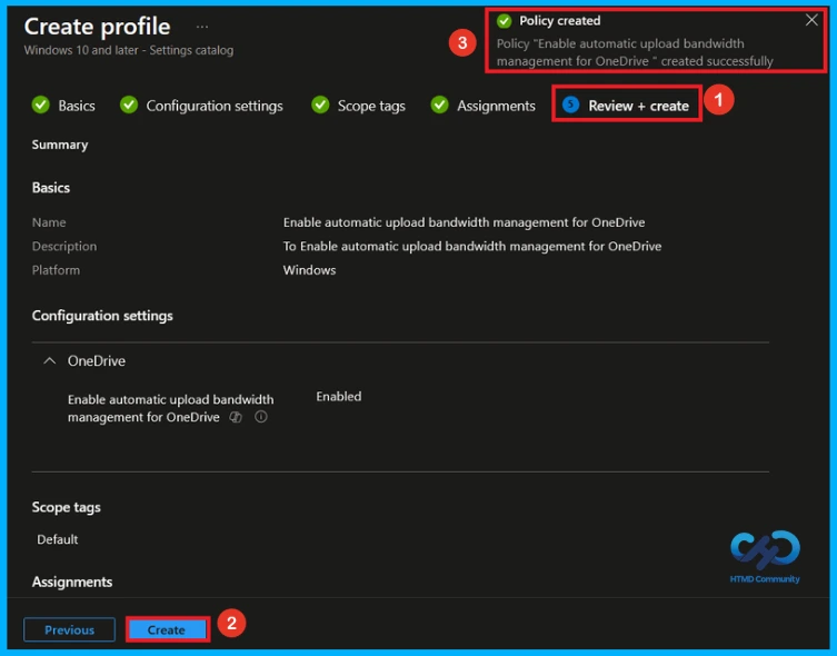 Manage OneDrive Upload Speed with Windows LEDBAT in Microsoft Intune 10 Manage OneDrive Upload Speed with Windows LEDBAT in Microsoft Intune - Fig.9