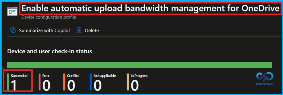 Manage OneDrive Upload Speed with Windows LEDBAT in Microsoft Intune 11 Manage OneDrive Upload Speed with Windows LEDBAT in Microsoft Intune - Fig.10
