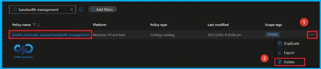 Manage OneDrive Upload Speed with Windows LEDBAT in Microsoft Intune 14 Manage OneDrive Upload Speed with Windows LEDBAT in Microsoft Intune - Fig.13