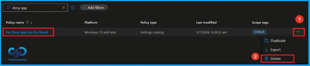 Protect Sensitive Apps from Windows Recall using Intune 14 Protect Sensitive Apps from Windows Recall using Intune - Fig.13