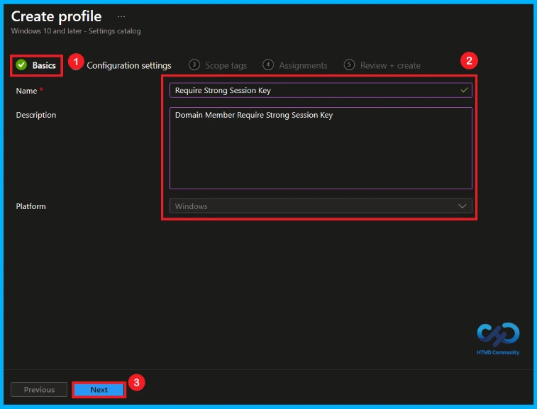 Secure Windows Domain Members with Strong Session Key Policy using Intune 4 Secure Windows Domain Members with Strong Session Key Policy using Intune - Fig.3