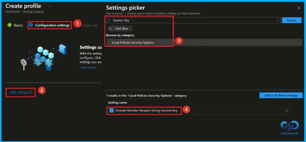 Secure Windows Domain Members with Strong Session Key Policy using Intune 5 Secure Windows Domain Members with Strong Session Key Policy using Intune - Fig.4