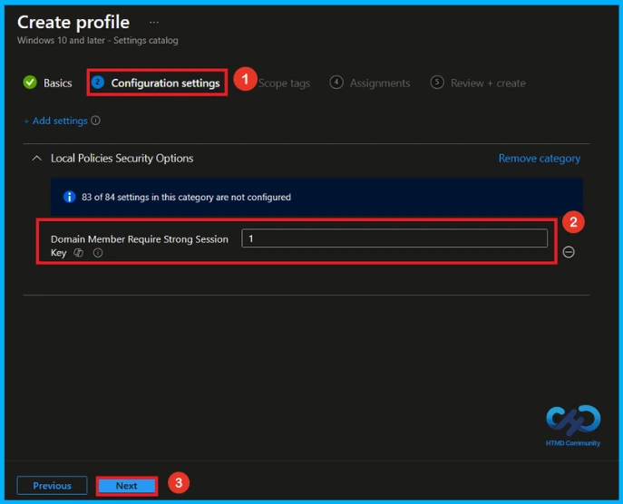 Secure Windows Domain Members with Strong Session Key Policy using Intune 6 Secure Windows Domain Members with Strong Session Key Policy using Intune 1