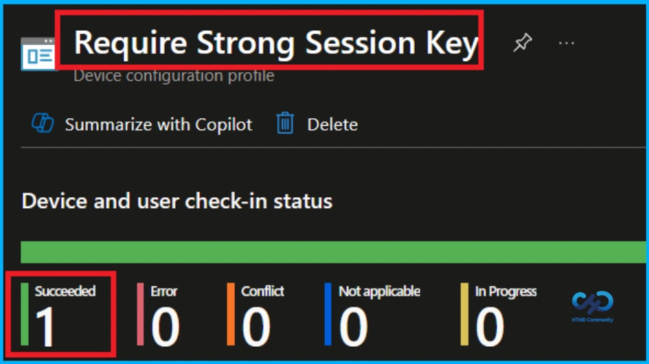 Secure Windows Domain Members with Strong Session Key Policy using Intune 11 Secure Windows Domain Members with Strong Session Key Policy using Intune - Fig.10