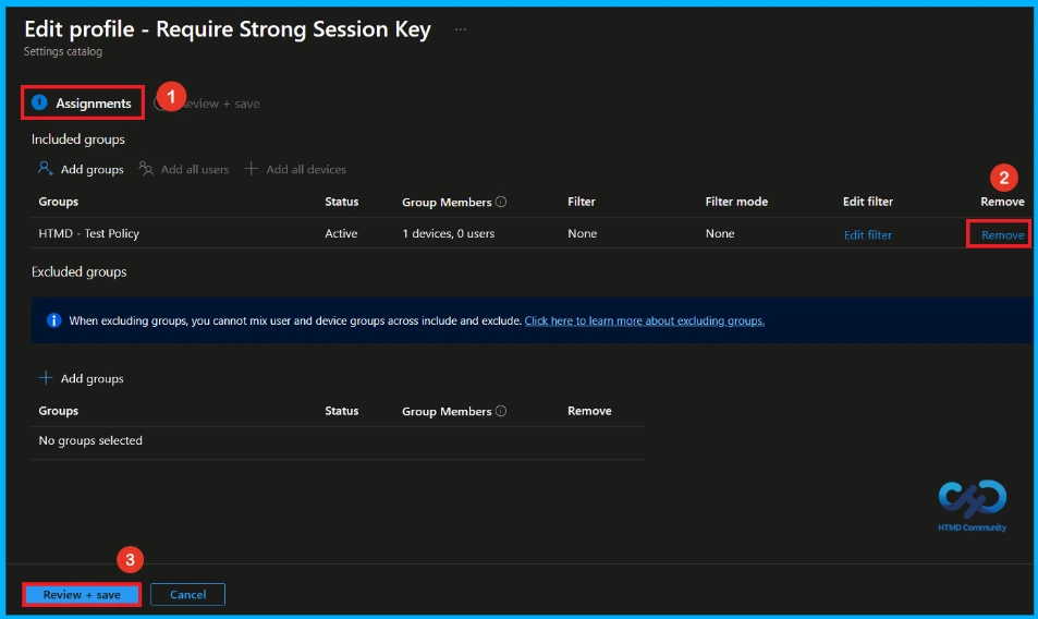Secure Windows Domain Members with Strong Session Key Policy using Intune 14 Secure Windows Domain Members with Strong Session Key Policy using Intune - Fig.13
