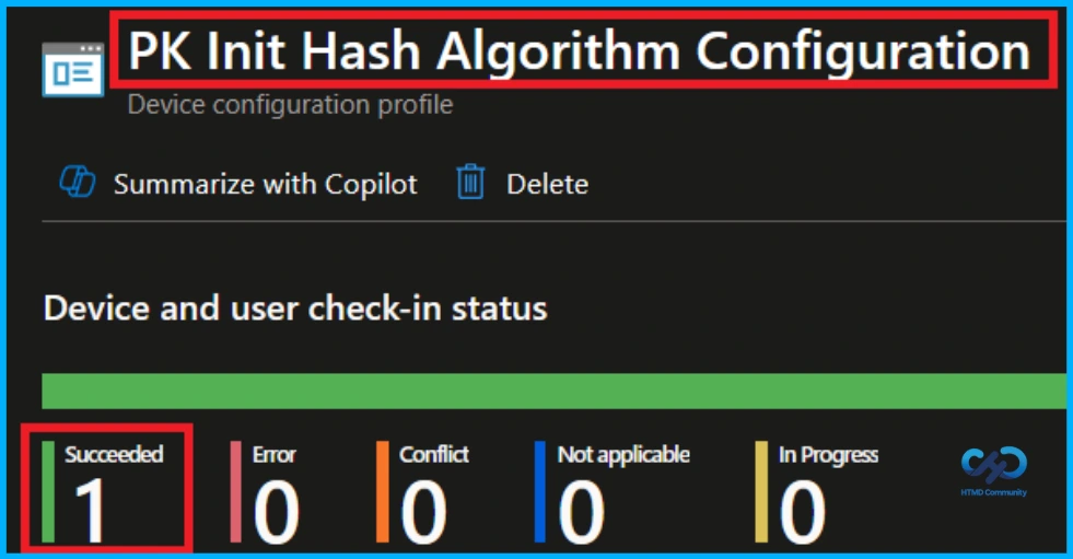 Use Intune to Strengthen Authentication Security by Managing Kerberos Certificate Hash Algorithms 11 Use Intune to Strengthen Authentication Security by Managing Kerberos Certificate Hash Algorithms - Fig.10