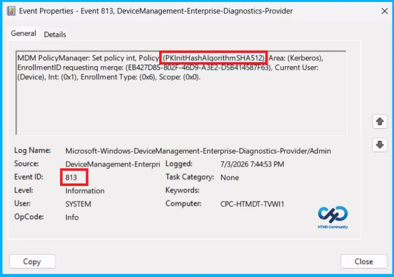 Use Intune to Strengthen Authentication Security by Managing Kerberos Certificate Hash Algorithms 12 Use Intune to Strengthen Authentication Security by Managing Kerberos Certificate Hash Algorithms - Fig.11