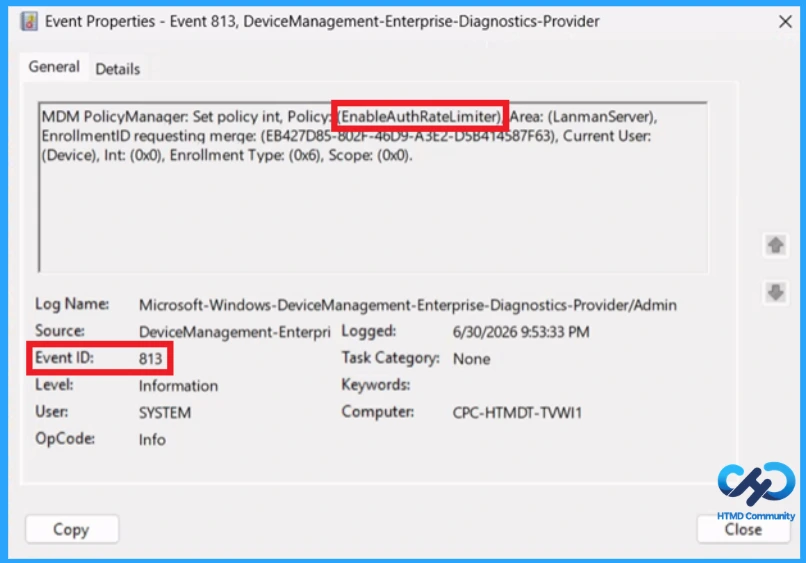 Protect Windows from Password Guessing Attacks by Delaying Failed Login Attempts using Intune - Fig.11