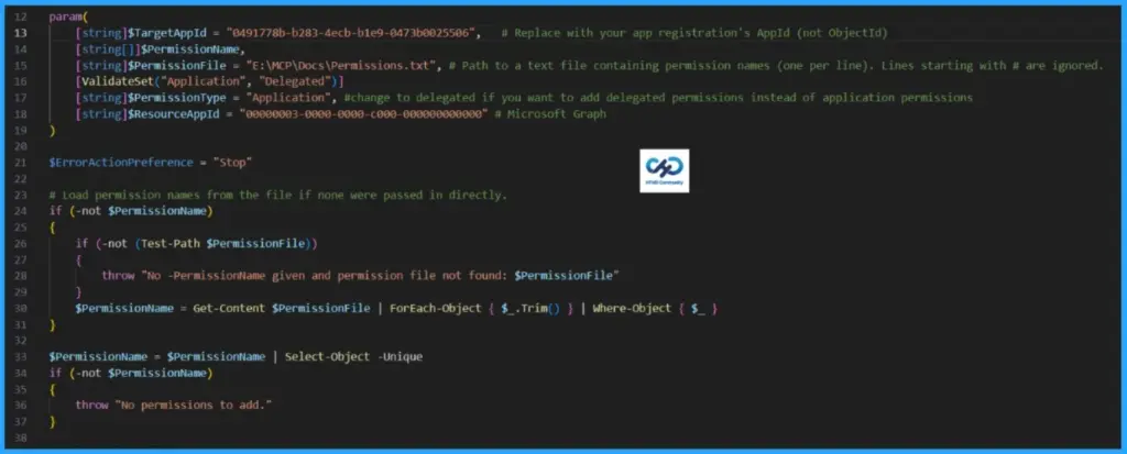 Automating Bulk Graph API Permission Assignment in Microsoft Entra App Registrations 3 Automating Bulk Graph API Permission Assignment in Microsoft Entra App Registrations-Fig-02