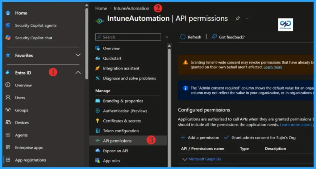 Automating Bulk Graph API Permission Assignment in Microsoft Entra App Registrations 5 Automating Bulk Graph API Permission Assignment in Microsoft Entra App Registrations-Fig-05