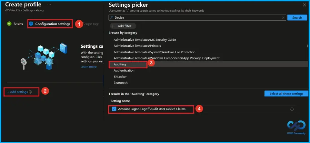 Audit and Record User and Device Claims Information in Windows Logon Tokens using Intune Policy - Fig.4