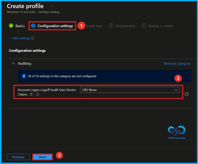 Audit and Record User and Device Claims Information in Windows Logon Tokens using Intune Policy - Fig.5