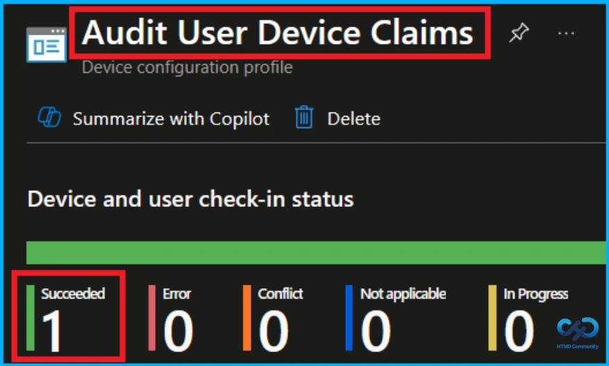 Audit and Record User and Device Claims Information in Windows Logon Tokens using Intune Policy- Fig.10