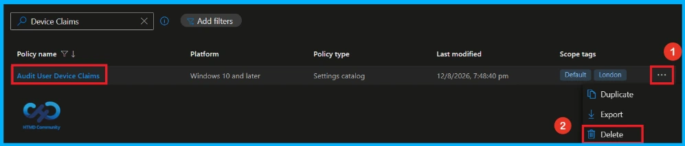 Auditing User and Device Claims Information in Windows Logon Tokens using Microsoft Intune - Fig.13