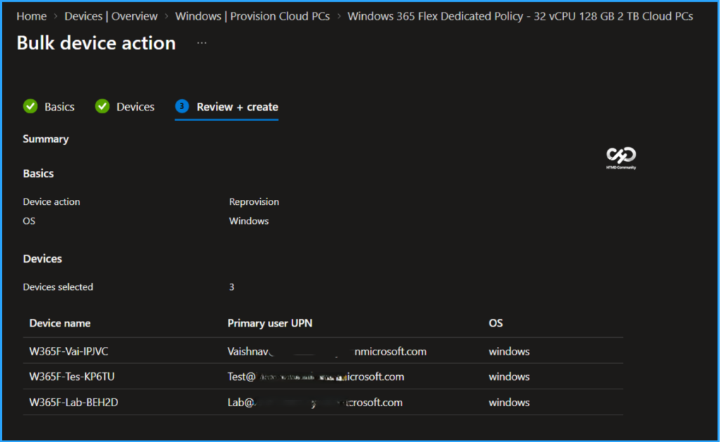 Bulk Reprovisioning of Windows 365 Cloud PCs in Grace Period using Intune 7 Bulk Reprovisioning of Windows 365 Cloud PCs in Grace Period using Intune 1
