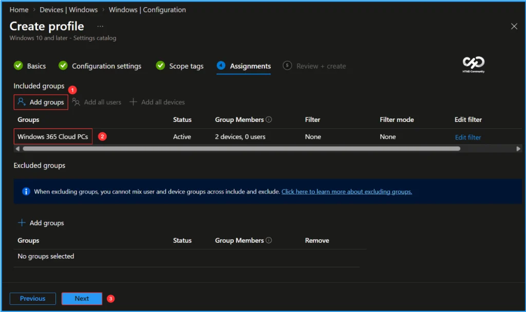 Configure Allow Users to Connect Remotely using Remote Desktop Policy with Intune. Fig. 8