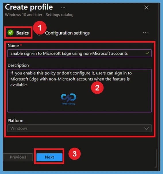 Configure Microsoft Edge Non-Microsoft Account Sign-in to Manage Browser Authentication using Intune 4 Configure Microsoft Edge Non-Microsoft Account Sign-in to Manage Browser Authentication using Intune - Fig.3