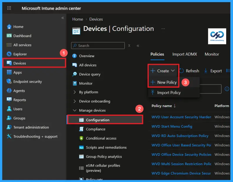Configure SMB Protocol for Windows File Printer and Network Sharing in Microsoft Intune 2 Configure SMB Protocol for Windows File Printer and Network Sharing in Microsoft Intune - fig.1