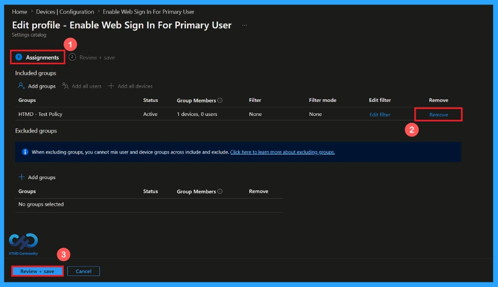 Configure Web Sign-In for Primary Users to Support Cloud-Based Authentication using Microsoft Intune 14 Configure Web Sign-In for Primary Users to Support Cloud-Based Authentication using Microsoft Intune - fig.13