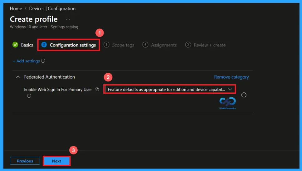 Configure Web Sign-In for Primary Users to Support Cloud-Based Authentication using Microsoft Intune 6 Configure Web Sign-In for Primary Users to Support Cloud-Based Authentication using Microsoft Intune - fig.5