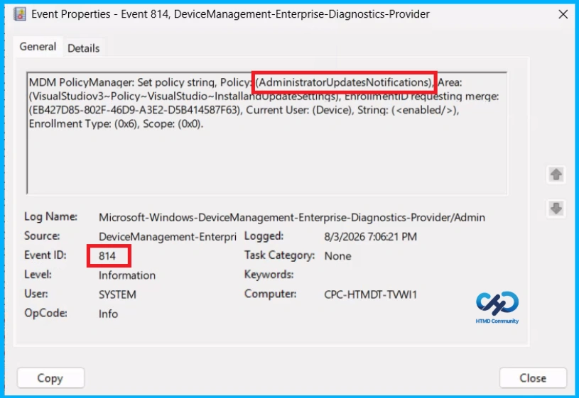 Configure Windows Toast Notifications for Visual Studio Administrator Updates using Intune 12 Configure Windows Toast Notifications for Visual Studio Administrator Updates using Intune - Fig.11