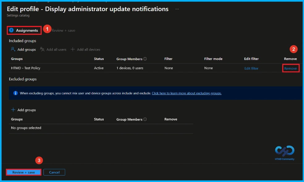 Configure Windows Toast Notifications for Visual Studio Administrator Updates using Intune 13 Configure Windows Toast Notifications for Visual Studio Administrator Updates using Intune - Fig.12