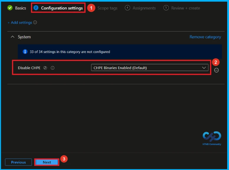 Manage Windows ARM64 Hotpatch with CHPE Binary Loading Policy in Microsoft Intune 6 Manage Windows ARM64 Hotpatch with CHPE Binary Loading Policy in Microsoft Intune - Fig.5