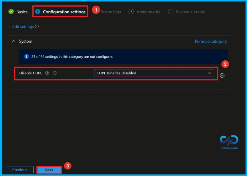Manage Windows ARM64 Hotpatch with CHPE Binary Loading Policy in Microsoft Intune 7 Manage Windows ARM64 Hotpatch with CHPE Binary Loading Policy in Microsoft Intune - Fig.6