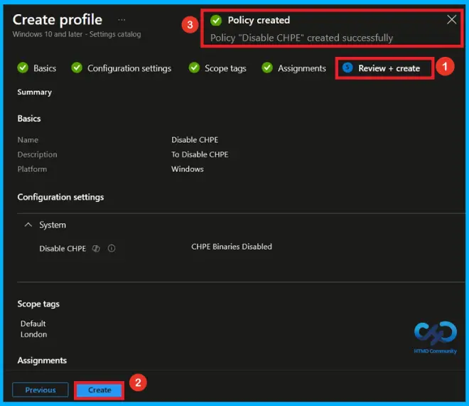 Manage Windows ARM64 Hotpatch with CHPE Binary Loading Policy in Microsoft Intune 10 Manage Windows ARM64 Hotpatch with CHPE Binary Loading Policy in Microsoft Intune - Fig.9