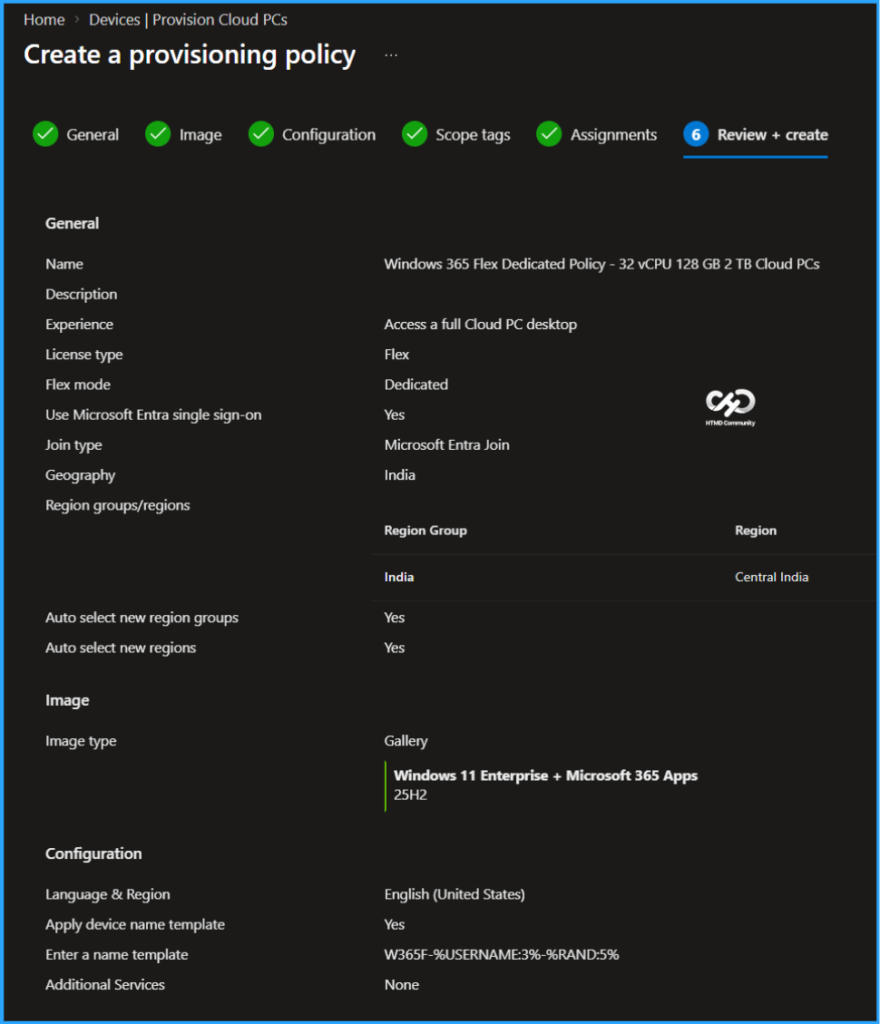 Provision Windows 365 Newly Introduced 32 vCPU Cloud PC using Intune 9 Provision Windows 365 Newly Introduced 32 vCPU Cloud PC using Intune. Fig. 8
