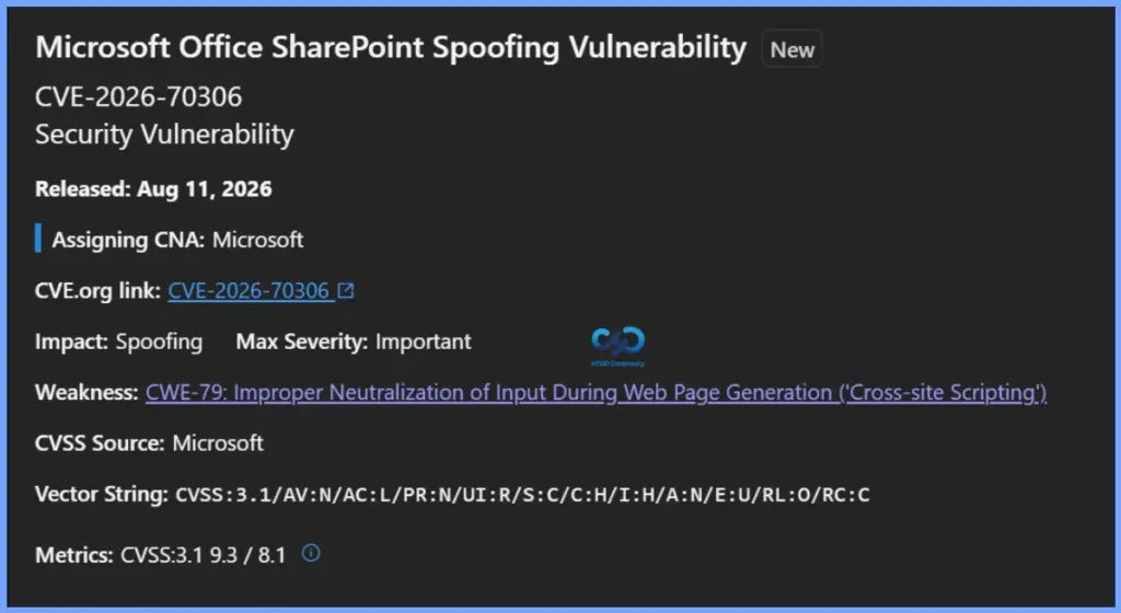 Microsoft Fixes 400 Security Vulnerabilities and 3 Zero-Day Vulnerabilities in August 2026 Patch Tuesday 7 Microsoft Fixes 400 Security Vulnerabilities and 3 Zero-Day Vulnerabilities in August 2026 Patch Tuesday - Table 6